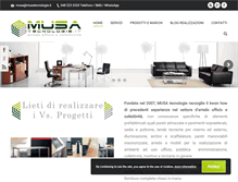 Tablet Screenshot of musatecnologie.it